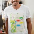 Superman Kryptonite Handbook Premium Tri-Blend Men's V-Neck T-Shirt