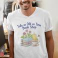 Tale As Old As Time Floral Bookshop Romantic Men's V-Neck T-Shirt Tale As Old As Time Floral Bookshop Romantic Men's V-Neck T-Shirt