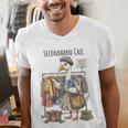 Thrifting Goose Vintage Fashion Book Lover Men's V-Neck T-Shirt