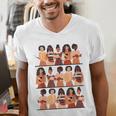 History Month Educated Black Women Girls Reading Books Men's V-Neck T-Shirt History Month Educated Black Women Girls Reading Books Men's V-Neck T-Shirt