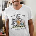 I Tried To Form A Gang But It Turned Into A Book-Club Reader Men's V-Neck T-Shirt I Tried To Form A Gang But It Turned Into A Book-Club Reader Men's V-Neck T-Shirt