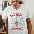 Trigger Warning Book Lover Dark Romance Smut Reader Men's V-Neck T-Shirt Trigger Warning Book Lover Dark Romance Smut Reader Men's V-Neck T-Shirt