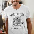 Wallflower Social Club Wildflower Social Club Book Lover Men's V-Neck T-Shirt