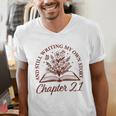 Women's Chapter 21 Book Readers Flower Lovers 21st Birthday Girls Men's V-Neck T-Shirt Women's Chapter 21 Book Readers Flower Lovers 21st Birthday Girls Men's V-Neck T-Shirt