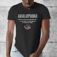 Abibliophobia Pupil Reading Bookworm Tees Reader Men's V-Neck T-Shirt