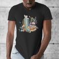 Alice In Wonderland Characters Lewis Carroll Book Lover Men's V-Neck T-Shirt Alice In Wonderland Characters Lewis Carroll Book Lover Men's V-Neck T-Shirt