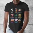 Ally Anti Trump Liberal BLM Love Is Love Banned Books Icons Men's V-Neck T-Shirt
