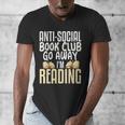 Anti Social Book Club Go Away I'm Reading Men's V-Neck T-Shirt Anti Social Book Club Go Away I'm Reading Men's V-Neck T-Shirt