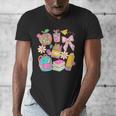 Apple Disco Pencil Books Bow Teacher Student Back To School Men's V-Neck T-Shirt Apple Disco Pencil Books Bow Teacher Student Back To School Men's V-Neck T-Shirt