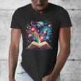 Astronomy Space Lover Books Bookworm Men's V-Neck T-Shirt