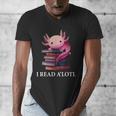 Axolotl Book Lover Librarian Reading Library Readers Men's V-Neck T-Shirt Axolotl Book Lover Librarian Reading Library Readers Men's V-Neck T-Shirt