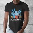 Axolotl Read Book Kawaii Reading Books For Men Women Men's V-Neck T-Shirt