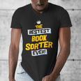 Best Book Sorter Job Occupation Men's V-Neck T-Shirt