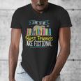Some Of My Best Friends Are Fictional Book Lover Bookworm Men's V-Neck T-Shirt