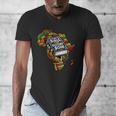 The Bible Is Our History Book Roots African American Faith Men's V-Neck T-Shirt