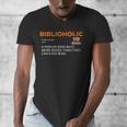 Biblioholic Definition Reading Nerd Book Lovers Geek Men's V-Neck T-Shirt Biblioholic Definition Reading Nerd Book Lovers Geek Men's V-Neck T-Shirt