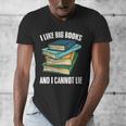 I Like Big Books And I Cannot Lie Book Reading Book Lover Men's V-Neck T-Shirt I Like Big Books And I Cannot Lie Book Reading Book Lover Men's V-Neck T-Shirt