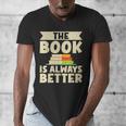 The Book Is Always Better Thriller Men's V-Neck T-Shirt The Book Is Always Better Thriller Men's V-Neck T-Shirt