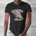 Book Dinosaur Bookworm T-Rex Dino Reading Books Book Men's V-Neck T-Shirt