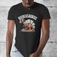Book Dinosaur T-Rex Bookworm Dino Book Reading Men's V-Neck T-Shirt Book Dinosaur T-Rex Bookworm Dino Book Reading Men's V-Neck T-Shirt