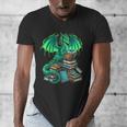 Book Dragon Reading Fantasy Men's V-Neck T-Shirt