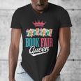 Book Fair Queen Men's V-Neck T-Shirt Book Fair Queen Men's V-Neck T-Shirt