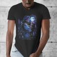 Book Fantasy Art Beautiful Elf Princess Fairy Men's V-Neck T-Shirt Book Fantasy Art Beautiful Elf Princess Fairy Men's V-Neck T-Shirt