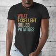 Book Lover Austen Literature What Excellent Boiled Potatoes Men's V-Neck T-Shirt