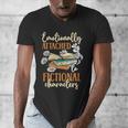 Book Lover Emotionally Attached To Fictional Characters Men's V-Neck T-Shirt