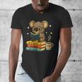 Book Lover Koala Reading Bookish Library Read Books Be Kind Men's V-Neck T-Shirt