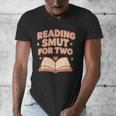 Book Lover Pregnancy Announcement Reveal Smut Men's V-Neck T-Shirt