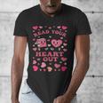 Book Lover Read Your Heart Out Teacher Valentines Men's V-Neck T-Shirt Book Lover Read Your Heart Out Teacher Valentines Men's V-Neck T-Shirt