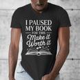 Book Lover Reading Quote For Reading Teacher Men's V-Neck T-Shirt