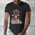 Book Lover Stay Weird Be Kind Read Books Baby Dragon Men's V-Neck T-Shirt