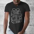 Book Lovers Books Because It’s Too Peopley Outside Men's V-Neck T-Shirt