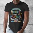 Book Lovers Reading Bedtime Cozy Pajama For Librarians Men's V-Neck T-Shirt