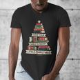 Book Merry Little Christmas Tree Holiday Men's V-Neck T-Shirt Book Merry Little Christmas Tree Holiday Men's V-Neck T-Shirt