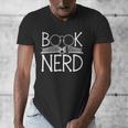 Book Nerd Retro Style Readers Librarians Authors Bookworms Men's V-Neck T-Shirt Book Nerd Retro Style Readers Librarians Authors Bookworms Men's V-Neck T-Shirt