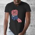 Book Worm Pun Read Reading Librarian America Men Women Kids Men's V-Neck T-Shirt