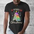 All Booked For Christmas Book Lovers Xmas Tree Women Men's V-Neck T-Shirt