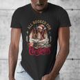 All Booked For Christmas Dragon Men's V-Neck T-Shirt