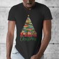 All Booked For Christmas Reading Books Librarian Holiday Men's V-Neck T-Shirt All Booked For Christmas Reading Books Librarian Holiday Men's V-Neck T-Shirt