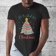 All Booked For Christmas Tree Book Bookish Christmas Men's V-Neck T-Shirt