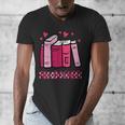 All Booked Read Book Reading Librarian Men Women Kids Men's V-Neck T-Shirt