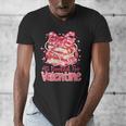 All Booked For Valentine Cute Pink Book Lover Aesthetic Men's V-Neck T-Shirt