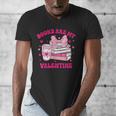All Booked For Valentines Book Reading Coquette Bow Men's V-Neck T-Shirt