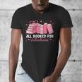 All Booked For Valentines Couple Bookworms Valentine’s Day Men's V-Neck T-Shirt All Booked For Valentines Couple Bookworms Valentine’s Day Men's V-Neck T-Shirt
