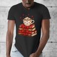 All Booked For Valentine’s Day Reading Teacher Men's V-Neck T-Shirt