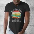 Bookmarks Are For Quitters Book Lovers Book Nerd Men's V-Neck T-Shirt