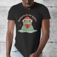 Bookmarks Are For Quitters Frog Reading Book Graphic Men's V-Neck T-Shirt Bookmarks Are For Quitters Frog Reading Book Graphic Men's V-Neck T-Shirt
